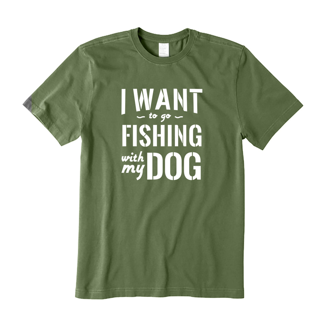 I Want to Go Fishing With My Dog T-Shirt