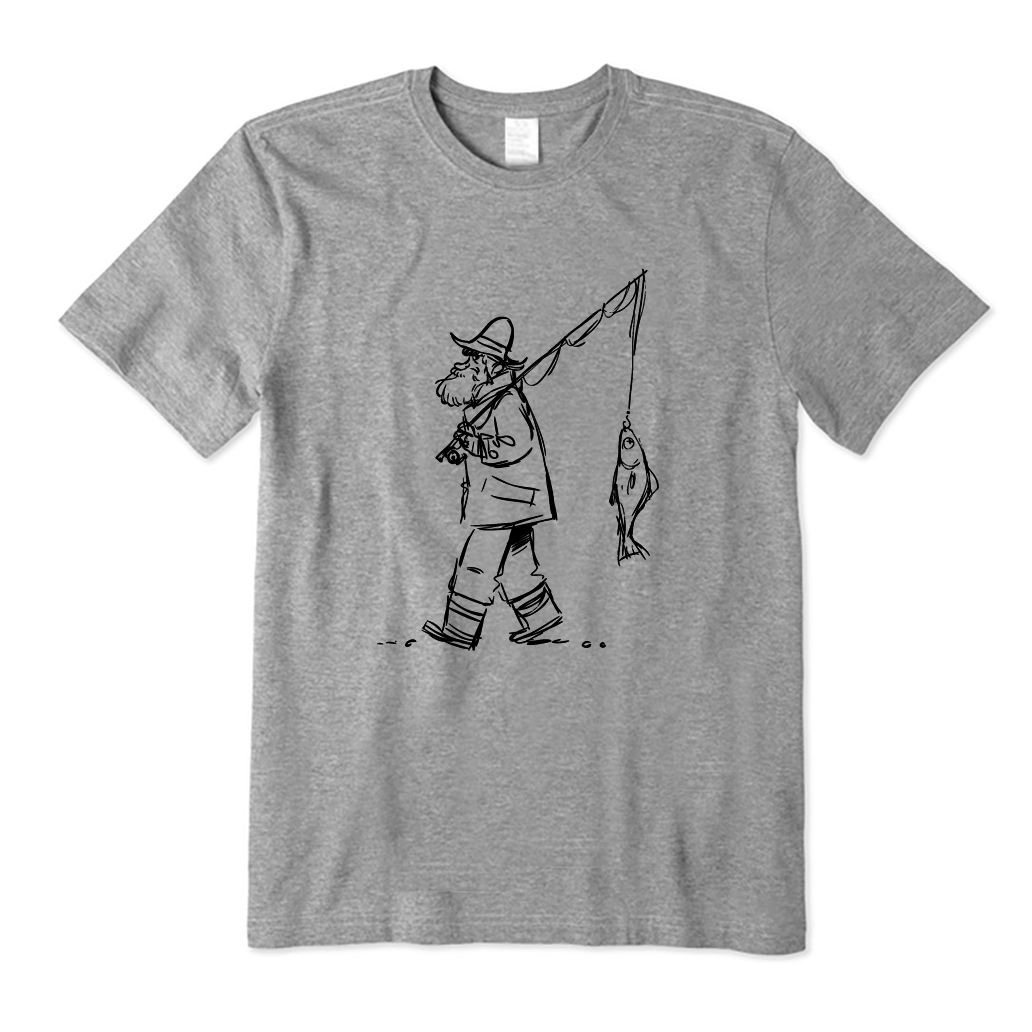 The Old Fisherman Caught A Fish T-Shirt