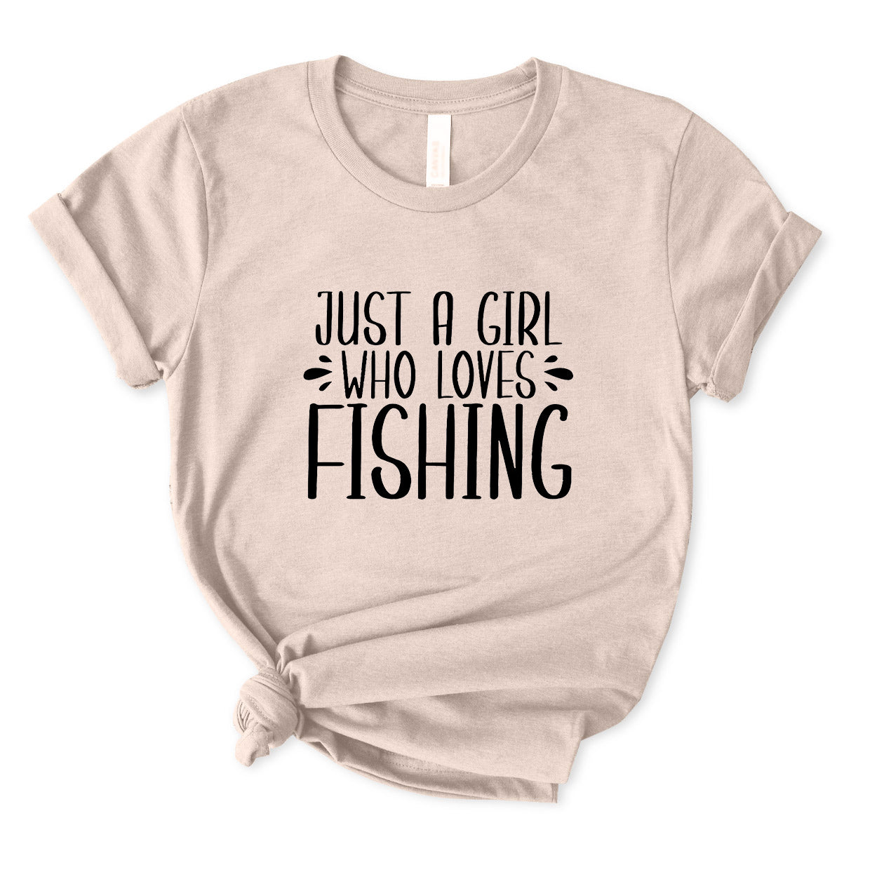 Just A Girl Who Loves Fishing T-Shirt for Women