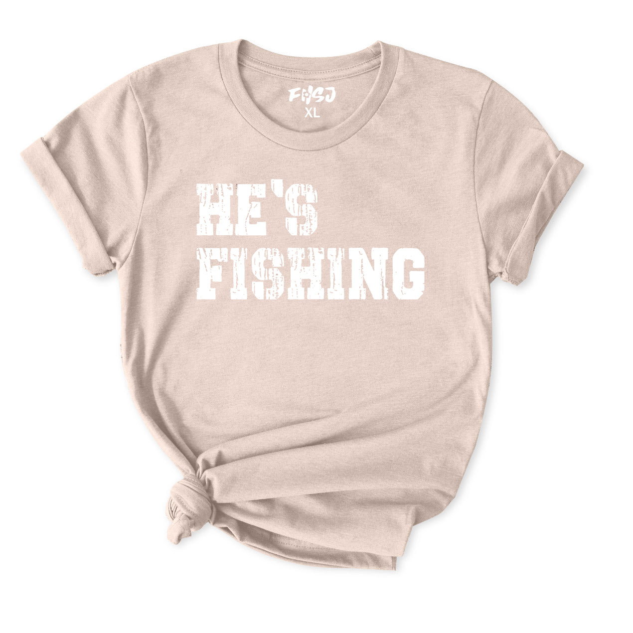 He's Fishing T-Shirt for Women