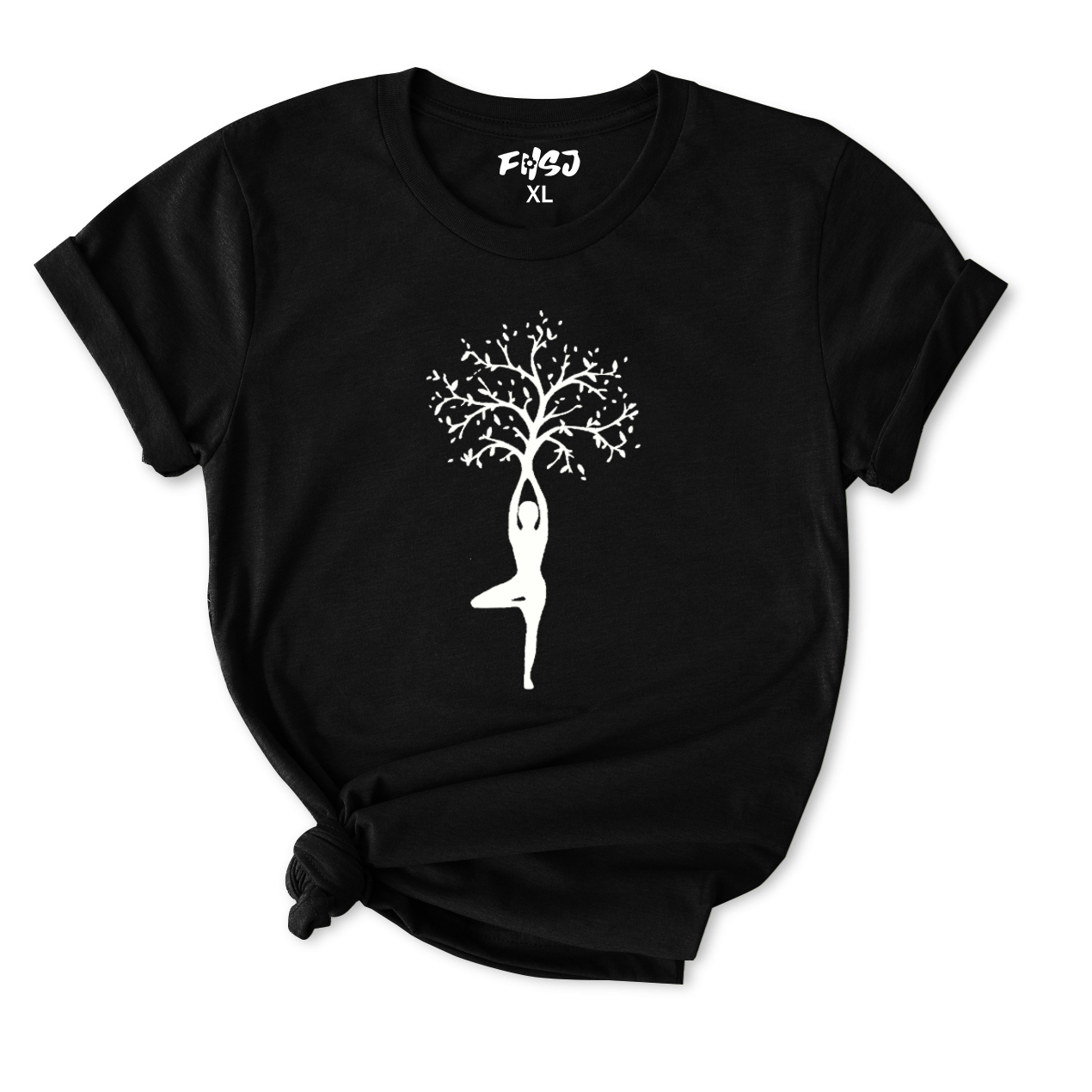 Yoga Tree Pose T-Shirt for Women