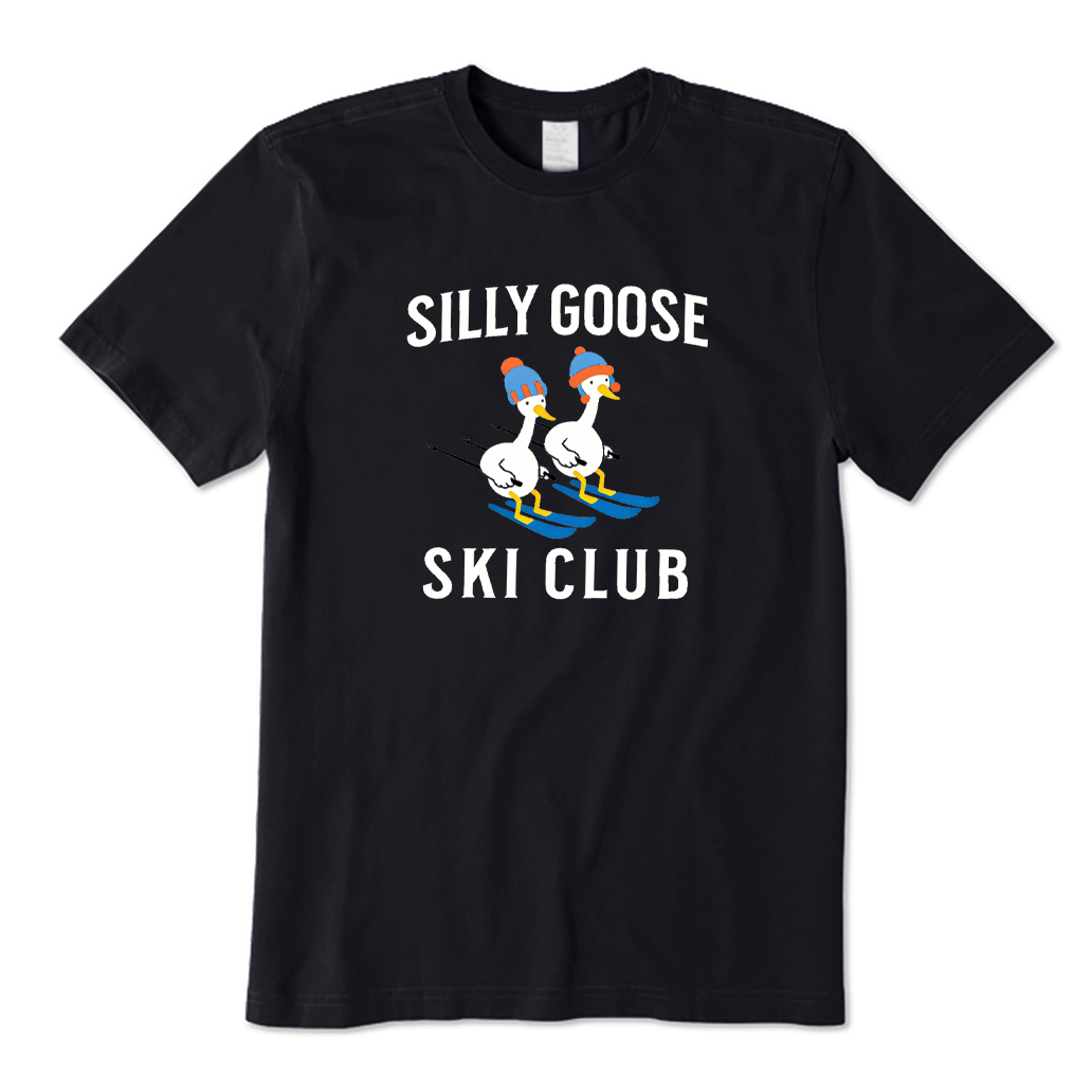 Silly Goose Ski Club Skiing T-shirt