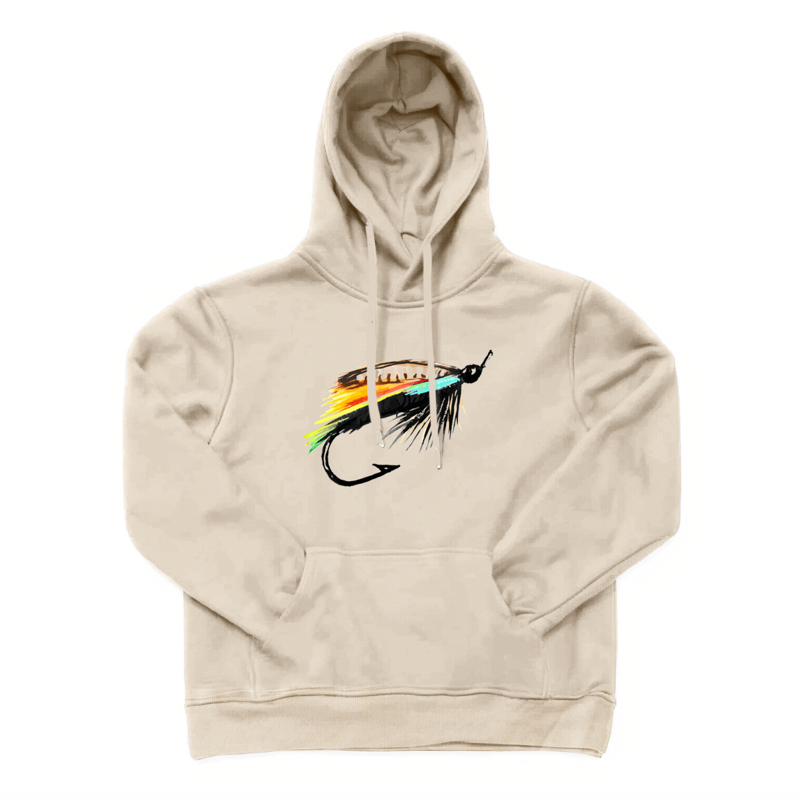 Trout Fly Lure Hoodie