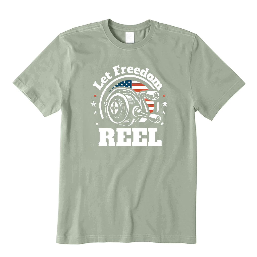 Let Freedom Reel Fishing T-Shirt