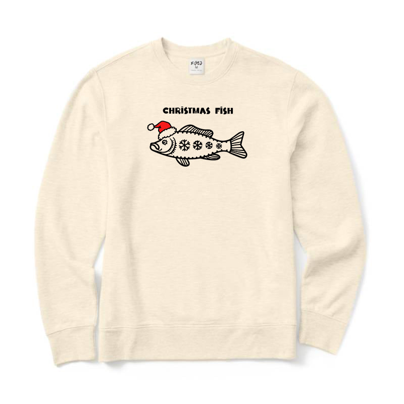 Christmas Fish Crewneck Sweatshirt