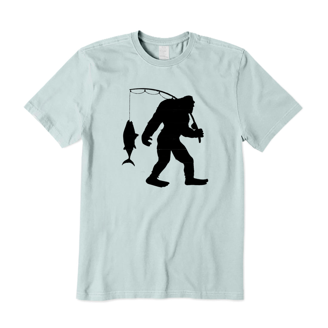 Bigfoot Catch A Big Fish T-Shirt