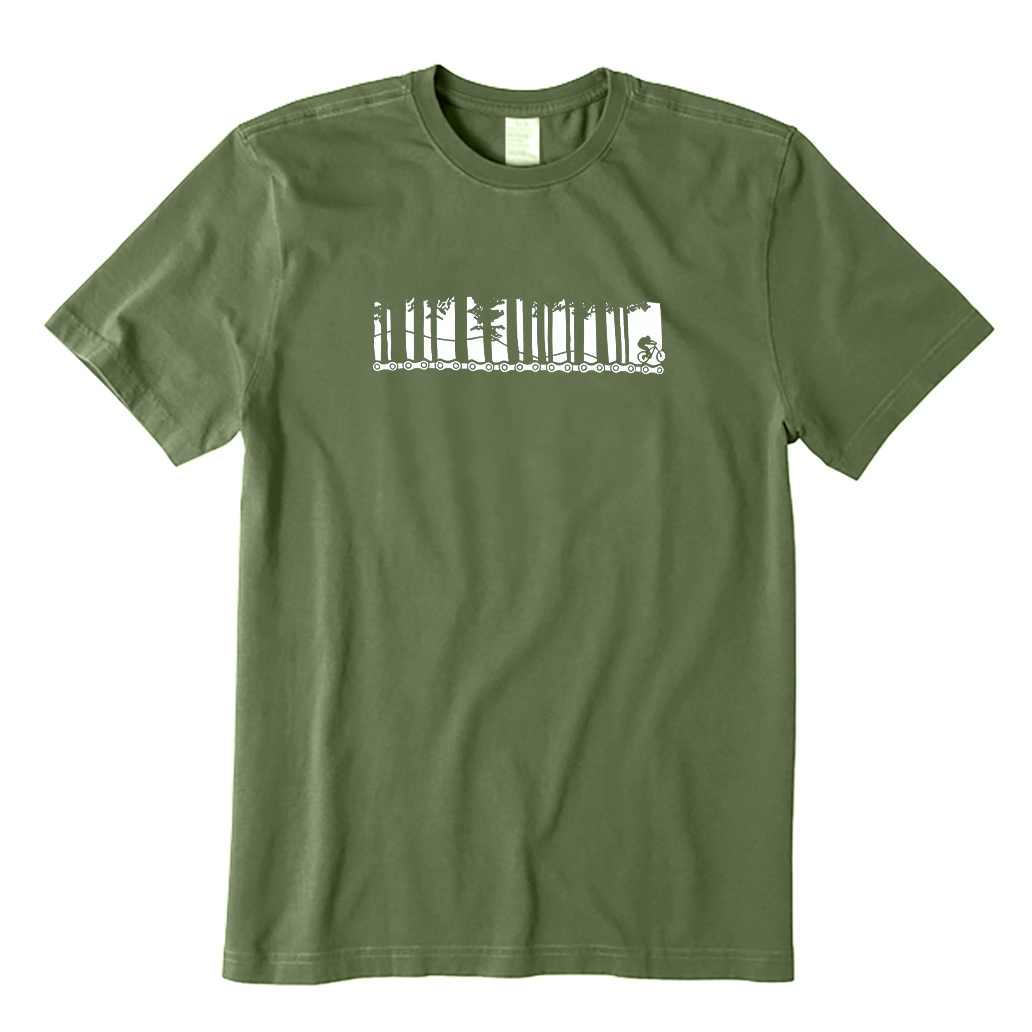 Biking Through The Trees T-Shirt