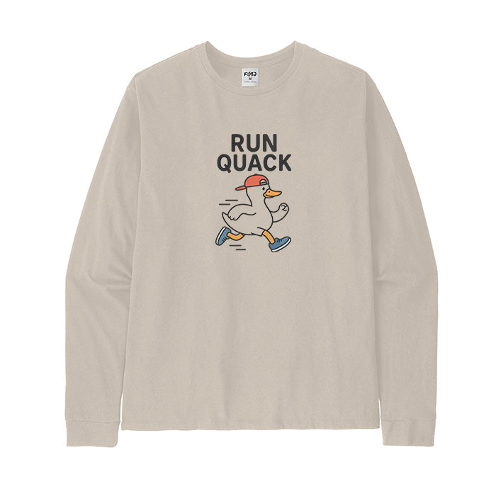 Silly Goose Running Long Sleeve T-Shirt