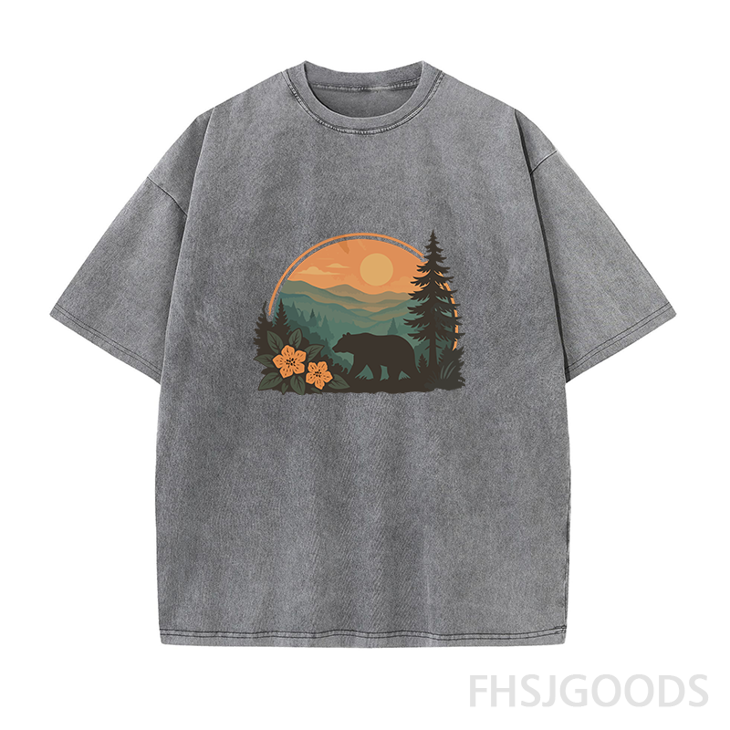 Outdoor Adventure Hiking Unisex Distressed T-Shirt
