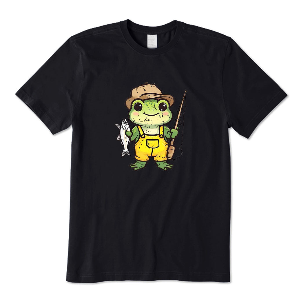 A Cute Fisherman Frog T-Shirt