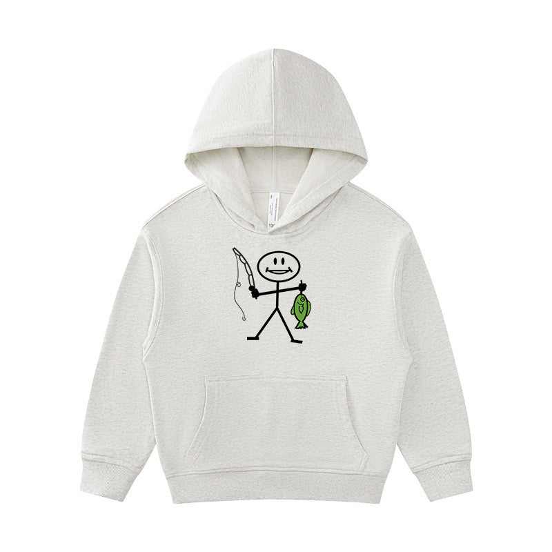 Happy Fishing Kid's Hoodie