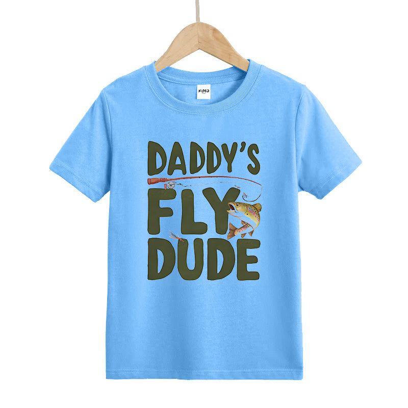 Daddy's Fly Dude Kids T-Shirt