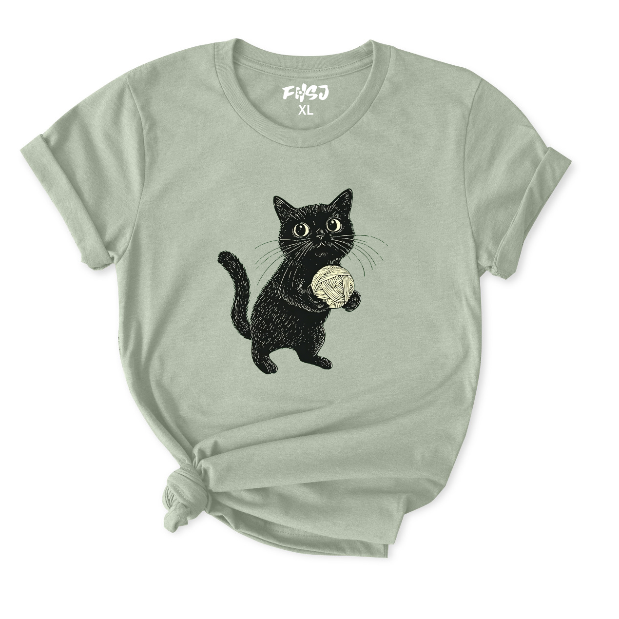 Cat Yarn T-Shirt for Women