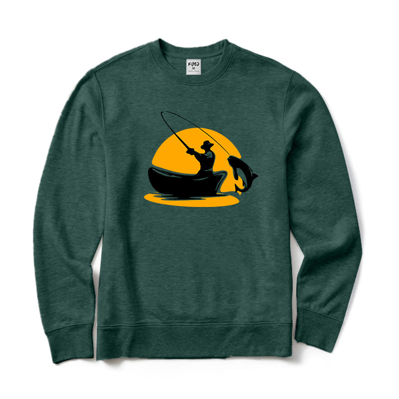 Fishing on The Boat Crewneck Sweatshirt
