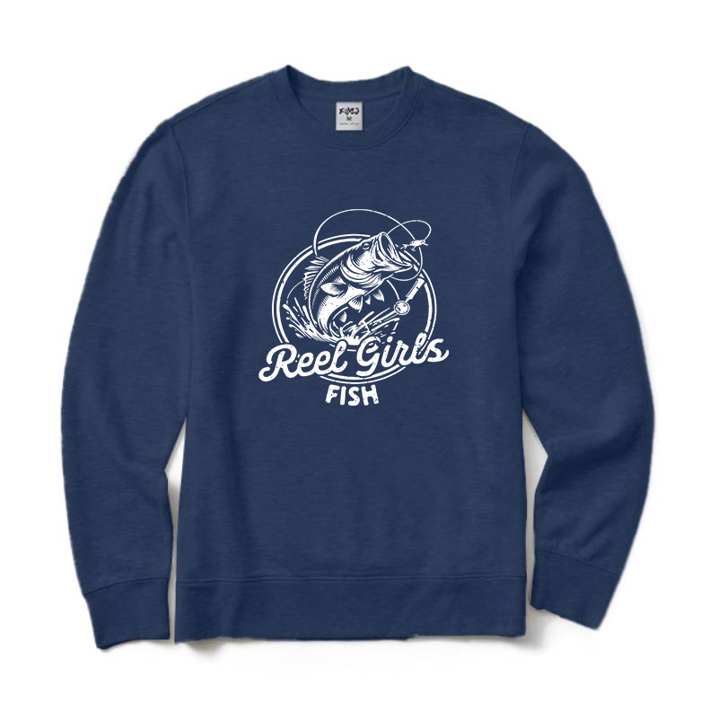 Reel Girls Fish Crewneck Sweatshirt