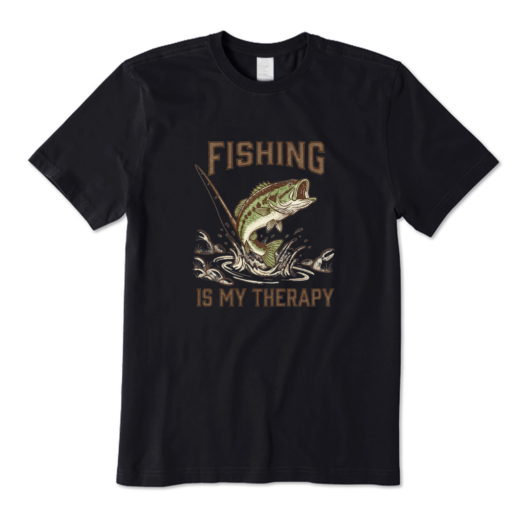 Fishing Is My Therapy T-shirt