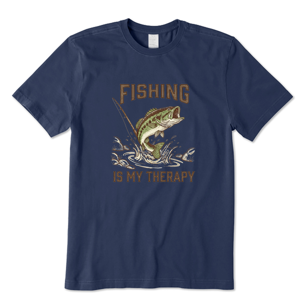 Fishing Is My Therapy T-shirt