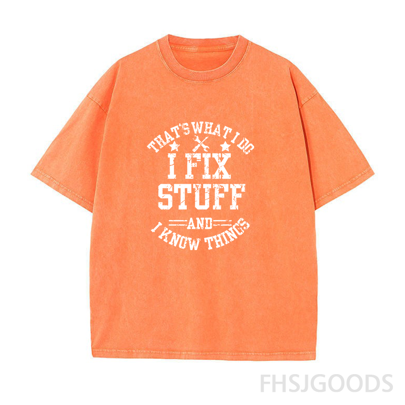 That's What I Do Unisex Distressed T-Shirt
