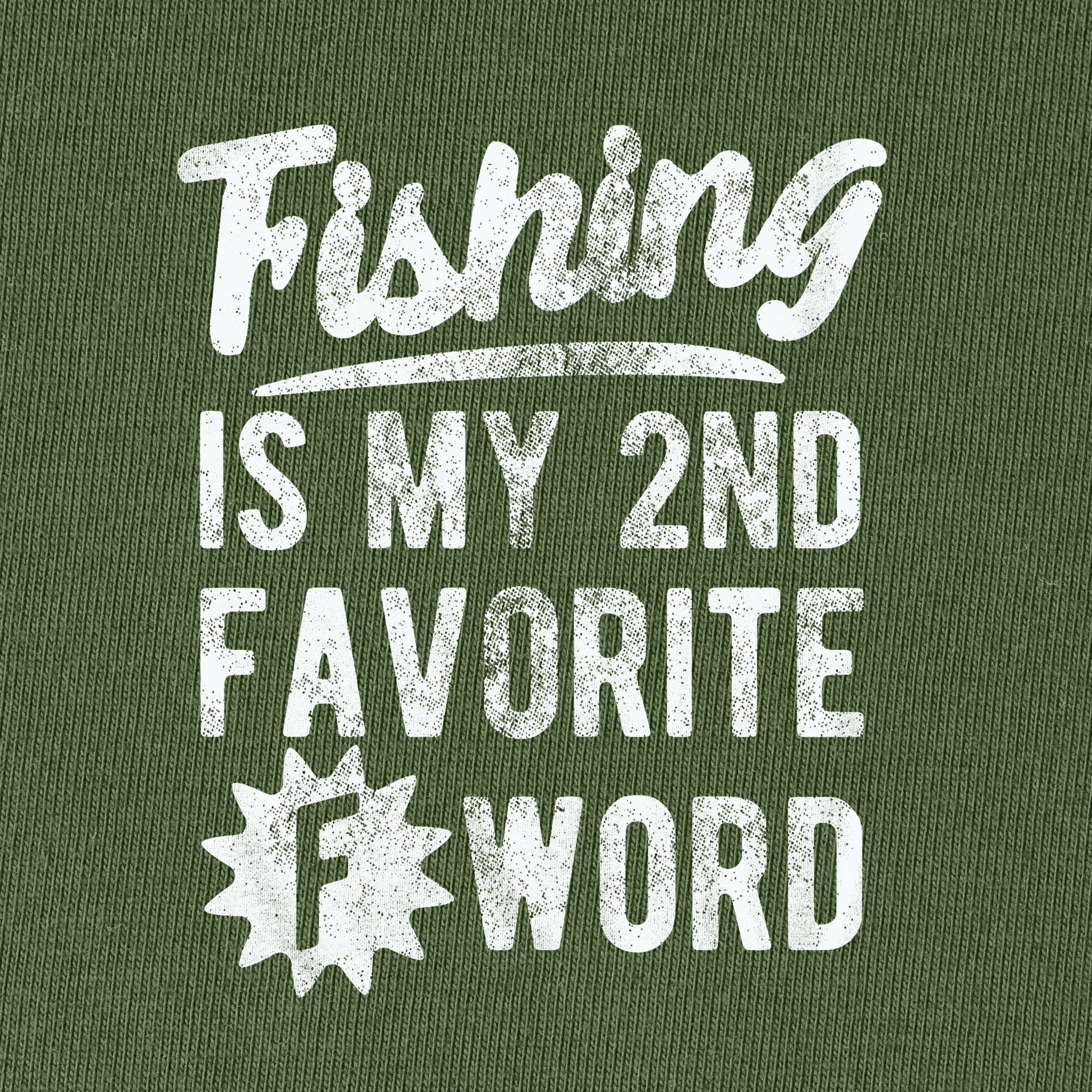 Fishing Is My 2nd Favorite F Word T-Shirt for Women