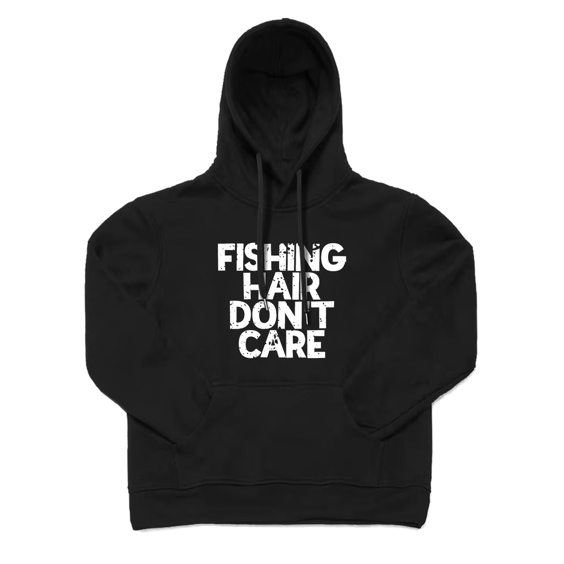 Fishing Hair Don't Care Hoodie