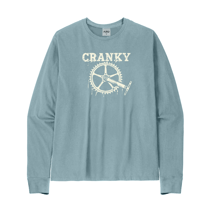 Cranky Cycling Bike Long Sleeve T-Shirt