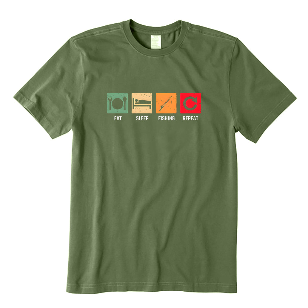 Eat sleep fishing repeat T-Shirt