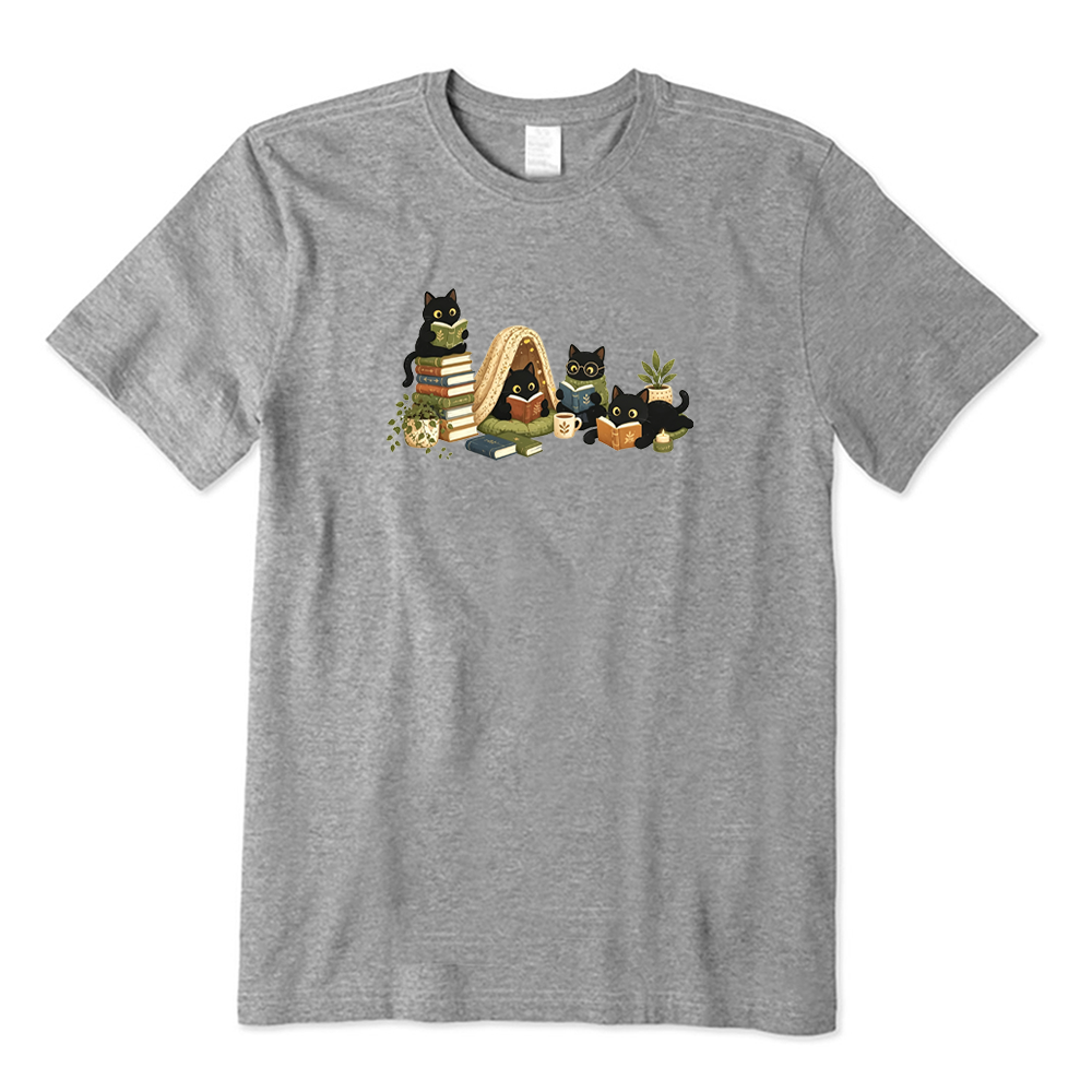 Reading Black Cats T-shirt