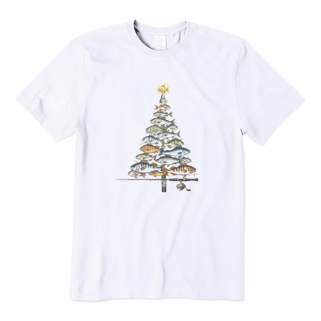Christmas Fishing T-Shirt