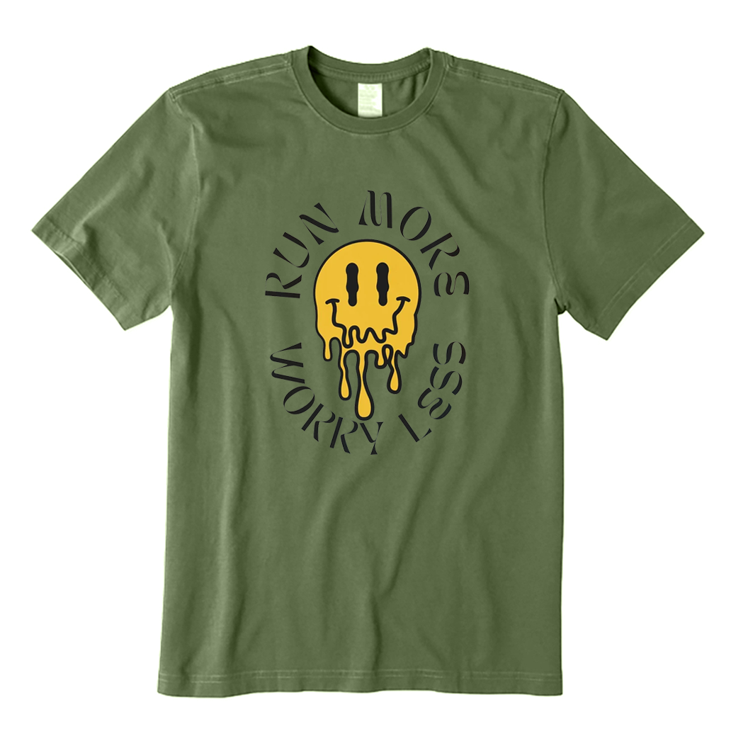 Run More Worry Less T-shirt