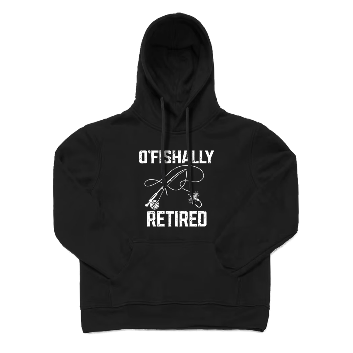 O‘fishally Retired Fly Fishing Hoodie