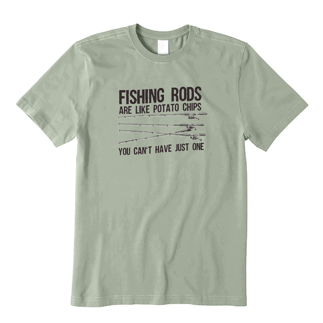 Fishing Rods Are Like Potato Chips T-Shirt