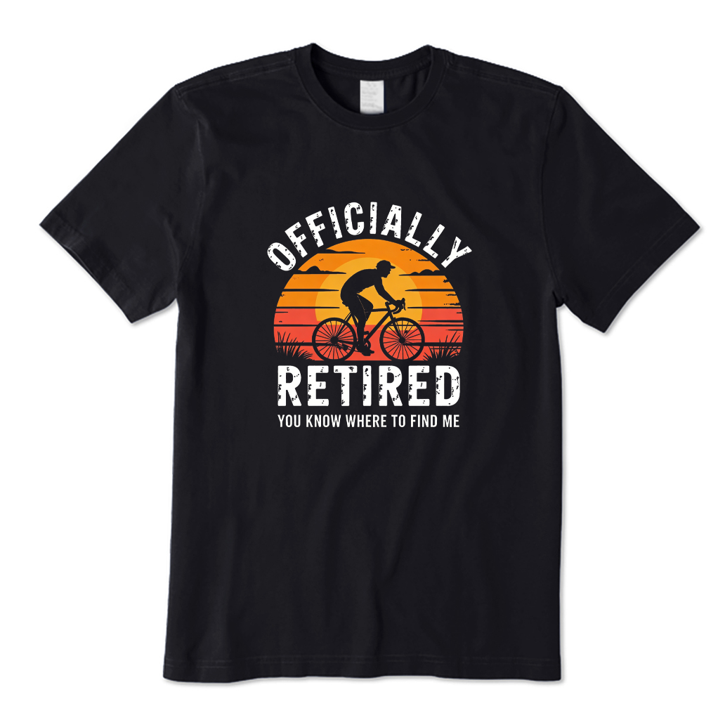 Officially Retired Officially Cycling T-shirt