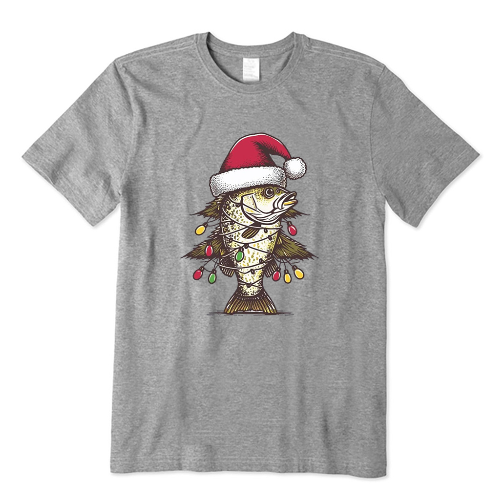 Crappie Fishing Christmas T-Shirt