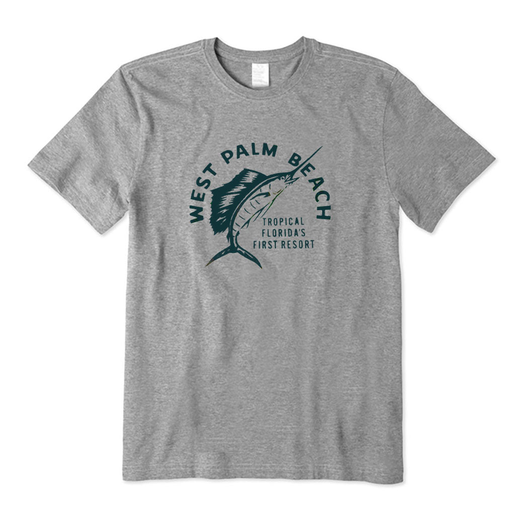 West Palm Beach Florida Fishing T-Shirt