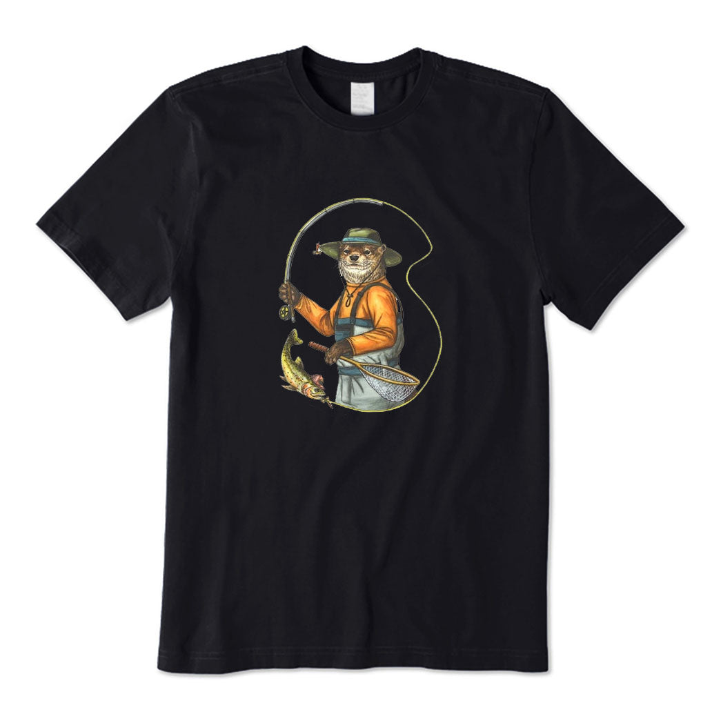 Otter Fishing T-Shirt