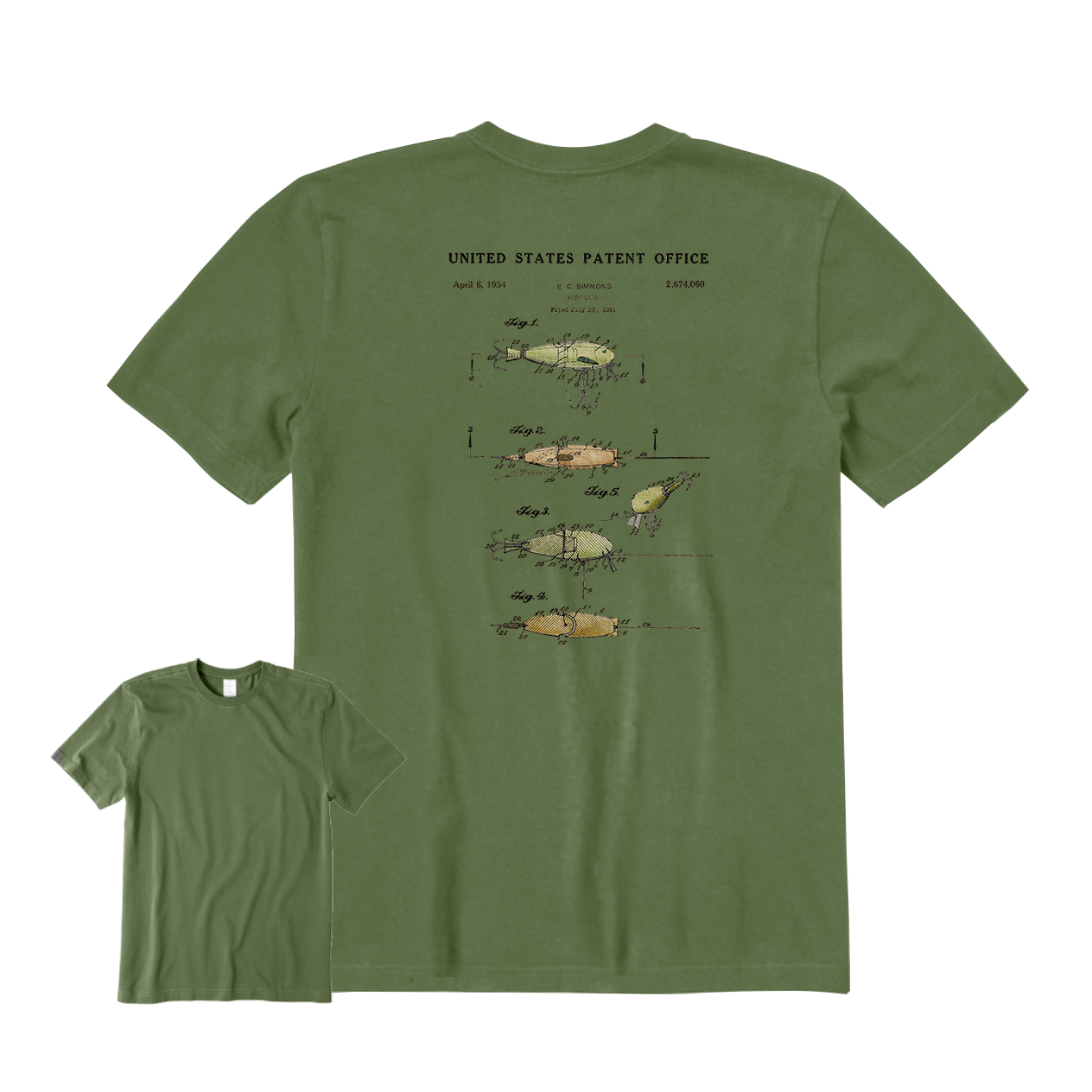 Fishing Lure Patent T-Shirt