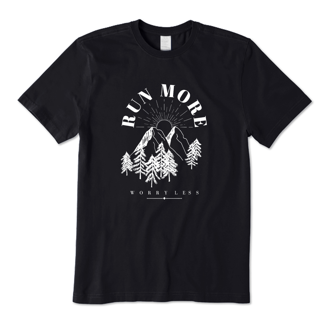Run More Worry Less T-shirt