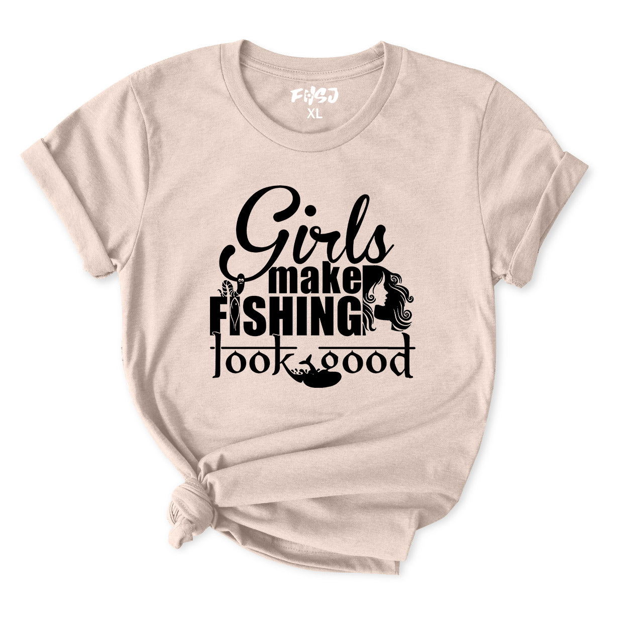 girls make fishing look good T-Shirt for Women