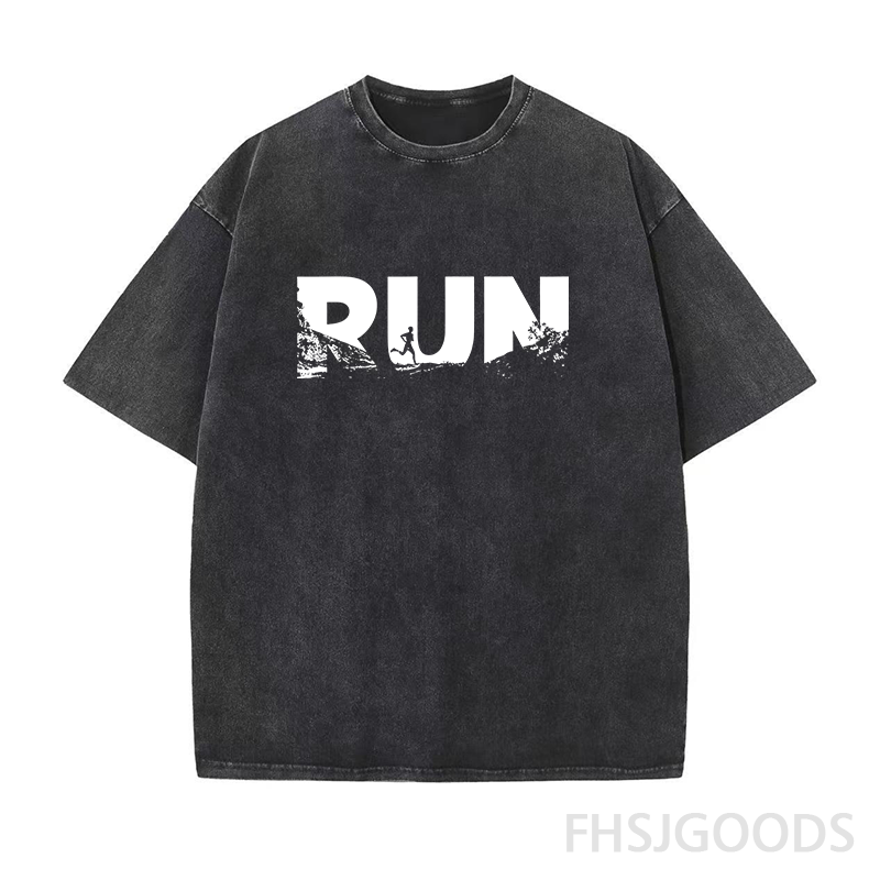 Run Unisex Distressed T-Shirt