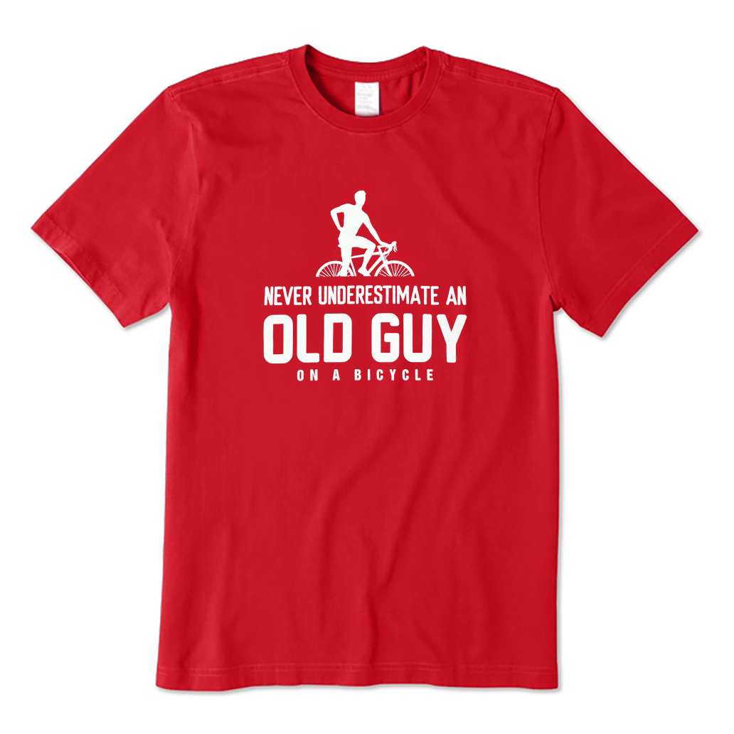 Old Guy on a Bicycle T-Shirt