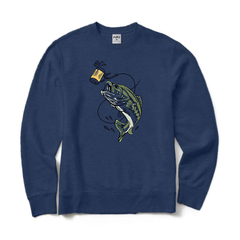Lure Bass Beer Crewneck Sweatshirt