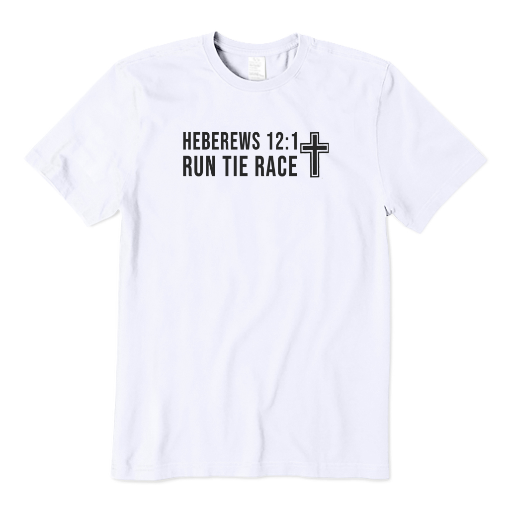 Run The Race Hebrews 12:1 T-Shirt