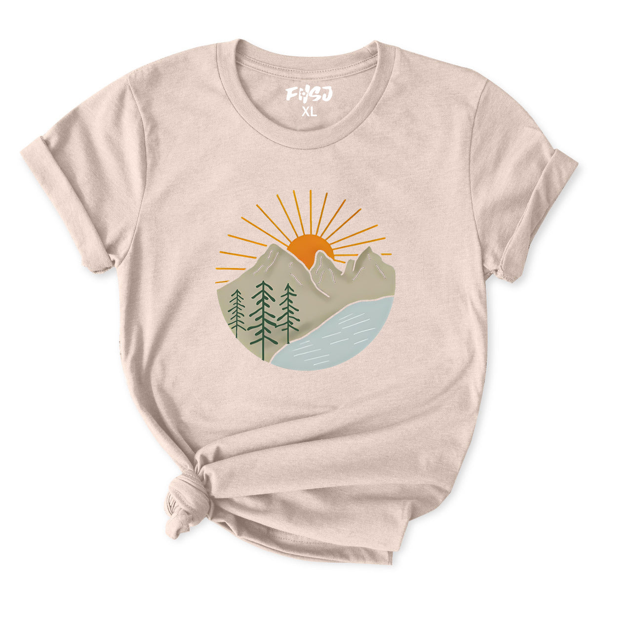 Mountain Scene T-Shirt for Women