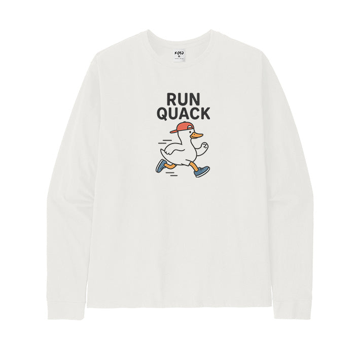 Silly Goose Running Long Sleeve T-Shirt