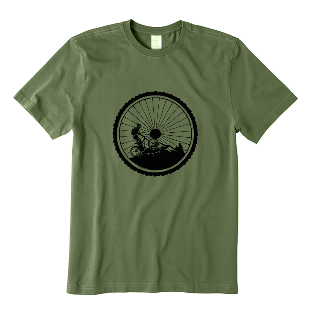 Mountain Bike Rider Sun & Nature T-shirt