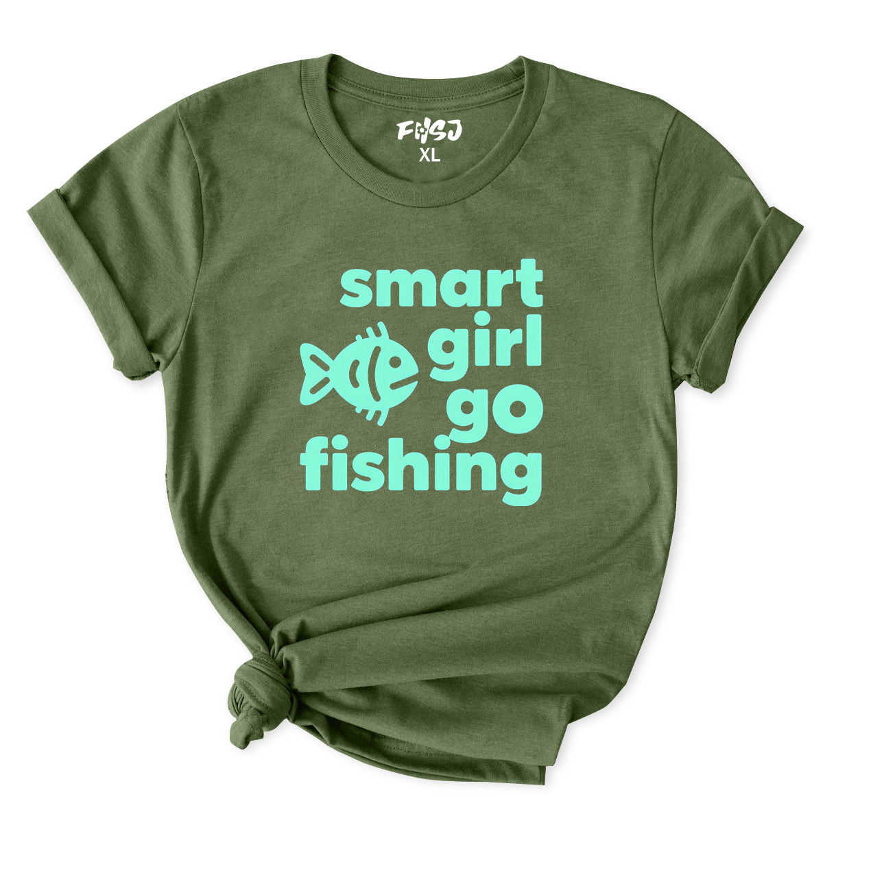 Smart Girl Go Fishing T-Shirt for Women