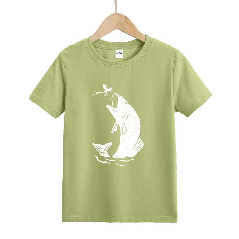 The Trout Hooked Kids T-Shirt