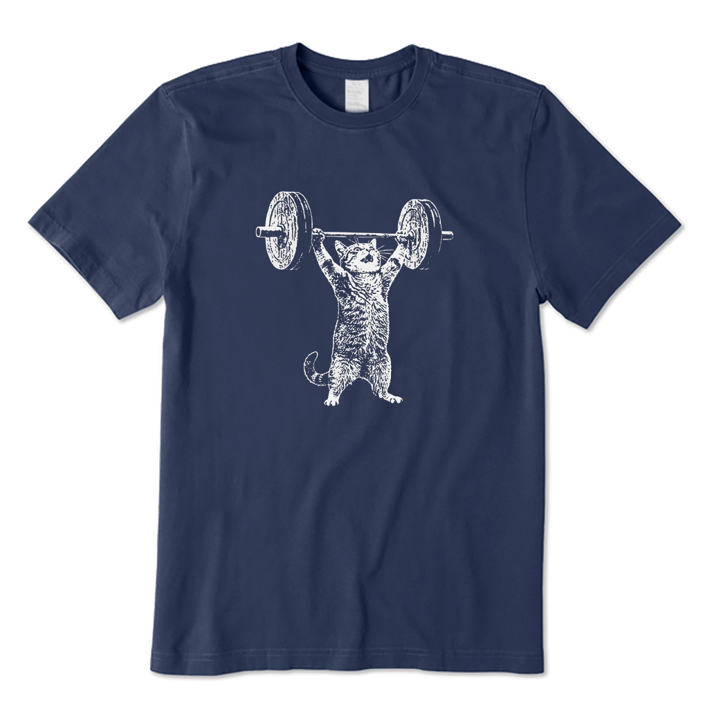 Funny Cat Gym T-shirt