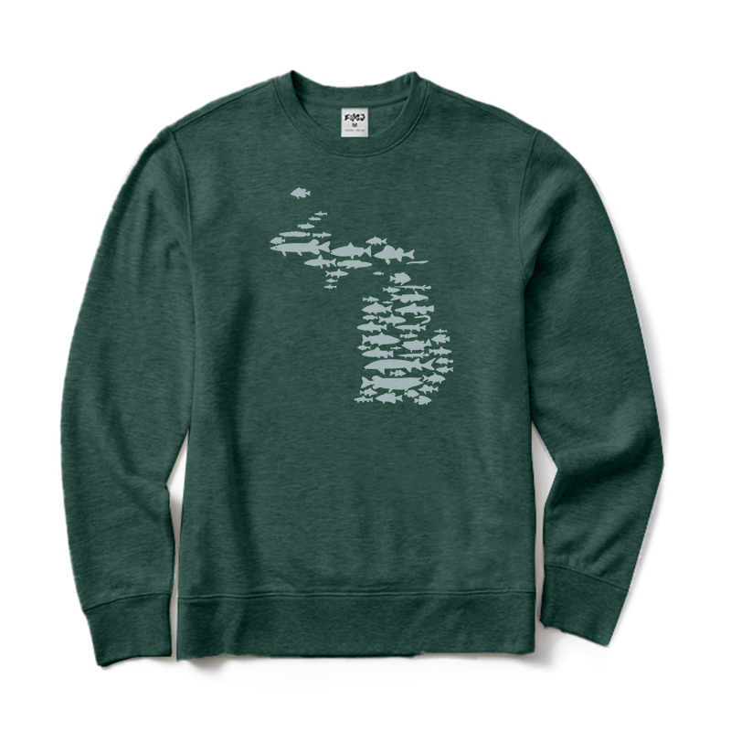 Fish of Michigan Sweatshirt