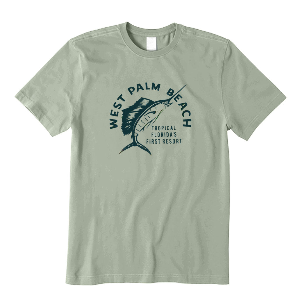 West Palm Beach Florida Fishing T-Shirt